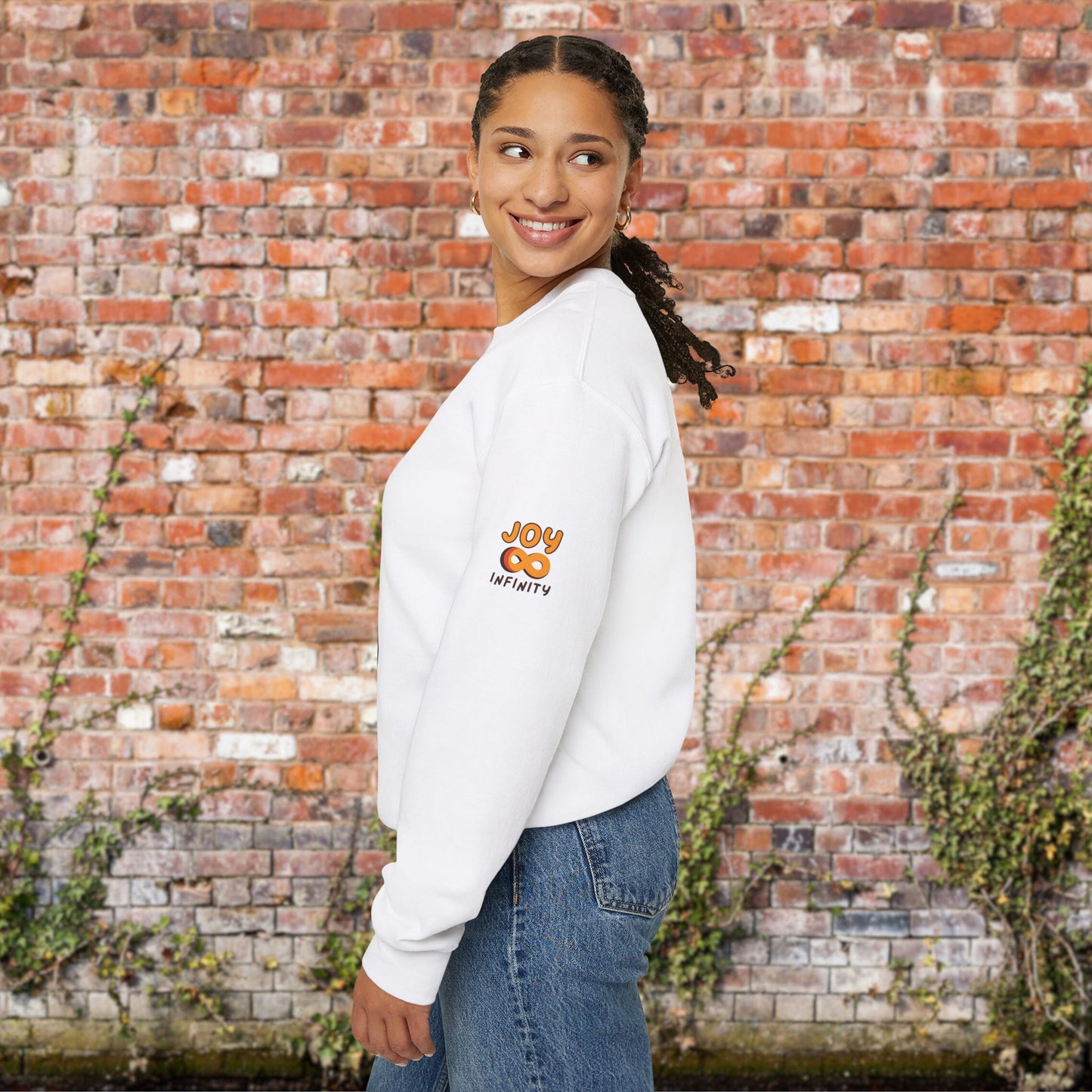 Comoro Loves Orange Soda Unisex Heavy Blend™ Crewneck Sweatshirt