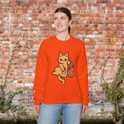 Comoro Loves Orange Soda Unisex Heavy Blend™ Crewneck Sweatshirt