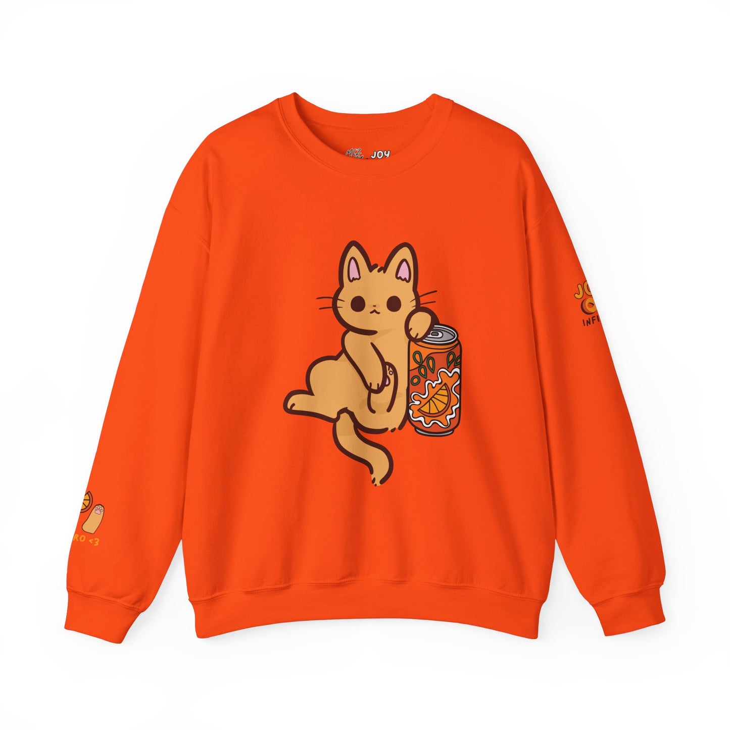 Comoro Loves Orange Soda Unisex Heavy Blend™ Crewneck Sweatshirt