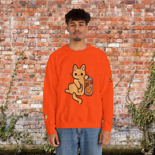 Comoro Loves Orange Soda Unisex Heavy Blend™ Crewneck Sweatshirt